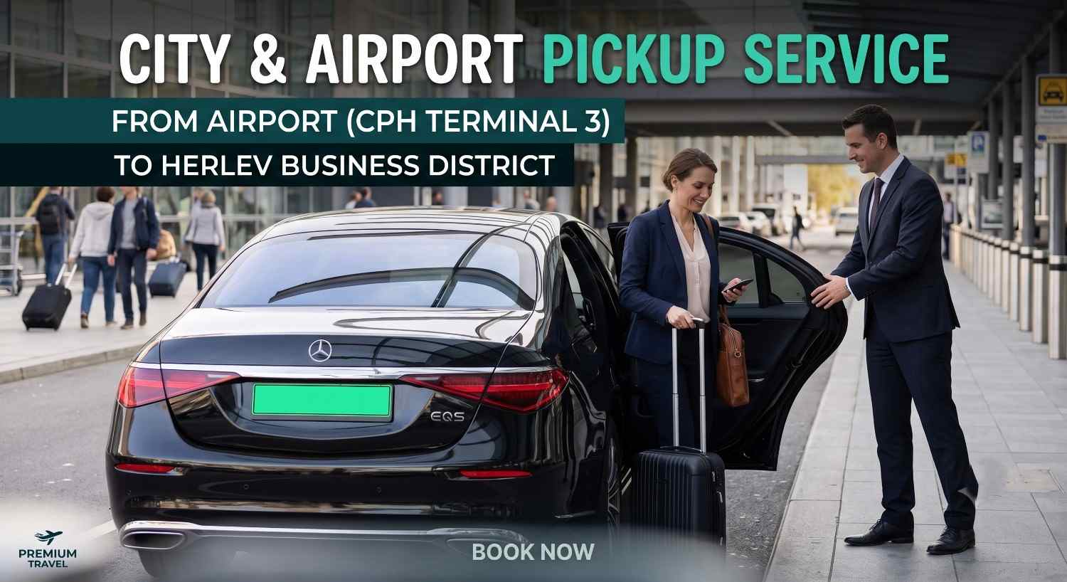 Copenhagen Airport to Herlev airport pickup service
